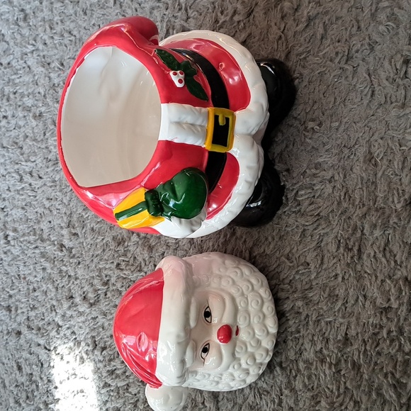 NIB Christmas Santa cookie jar - Picture 4 of 8